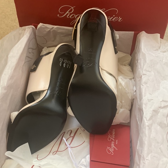BNIB Roger Vivier Sandal Mule trompette 3 inch heels - Picture 4 of 8